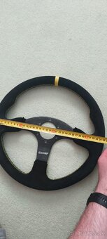 Športový volant 350mm semiš Novy - 2