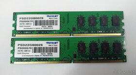 DDR2 4GB /2x 2GB/ 800MHz PATRIOT - 2