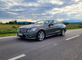 Mercedes Benz E coupe 350 CDI AMG - hnedá koža - 2