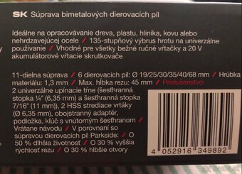 Suprava Bimetalovych dierovacich pil - 2