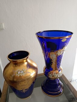 Zlatá Váza, starožitnosti, sklo, keramika, zdobené, - 2