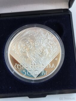 Strieborná minca 500 kč - 100.výročie -1919 PROOF - 2