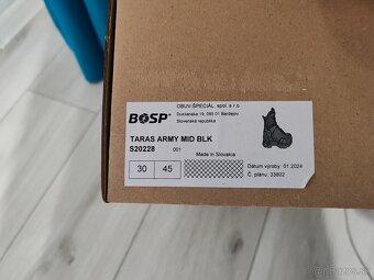 Pracovná (Policajná) obuv TARAS ARMY MID BLK - 2