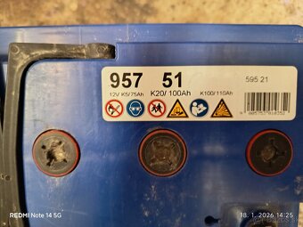 Trakčná batéria Banner 12V 100Ah - 2