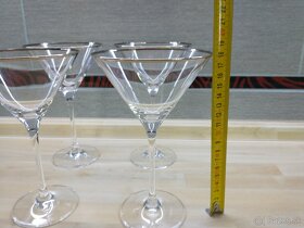 poháre na "martini" 210ml, sklenený hrnček 260ml - 2