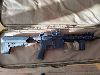 Delta Armory airsoft zbraň AR15 MK18 BRAVO + príslušenstvo ( - 2