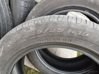 Predám letné pneumatiky Pirelli 235/55 R19 - 2