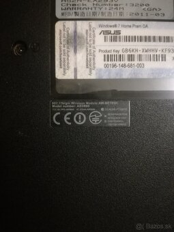 Predám lacno notebook asus - 2