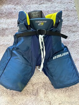 NOVÉ HOKEJOVÉ NOHAVICE - BAUER SUPREME 2 S PRO - XL NAVY - 2