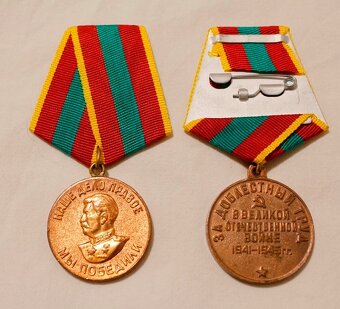 Medaila odznak. Armáda. Stalín. II Zv.v. Rusko. ZSSR. origin - 2