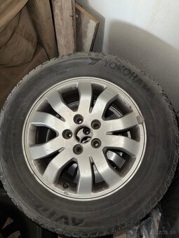Honda CRV Hlinikove disky R16 s gumami - 2