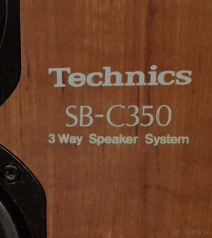 140W reproduktory TECHNICS SB-C350, 50x28x21cm, Japan, AB35 - 2
