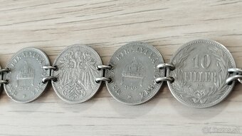 Patriotický náramek z mincí RU - 2