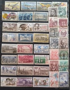 Poštové znánky Československo - 500ks - 2