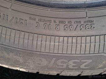 235/65 r16C letne pneumatiky 2ks continental - 2