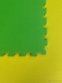 Tatami Champion puzzle  zeleno-žltá 105cm x 105cm x 2cm - 2