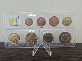 Vatikan UNC sada 1 cent - 2€ euro, mince s narodnym motivom - 2