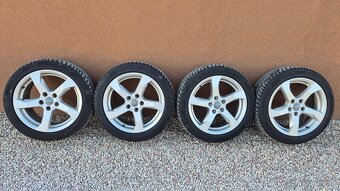 Predám krasne kolesá Audi+celoročne pneumatiky 5x112 r17 - 2