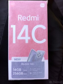 2X Nový Xiaomi Redmi 14C(CZ distribuce), černý a modrý - 2