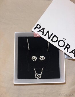 Pandora set náušnice + nahrdelnik - 2