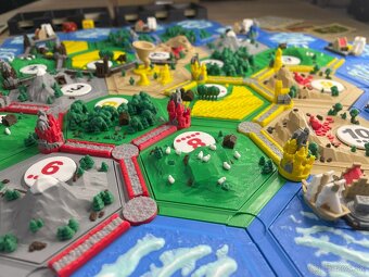 3D Osadníci z Katanu Mapa Catan - 2