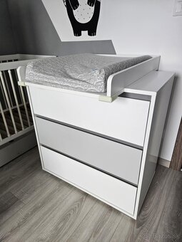 postielka + prebalovacia komoda - 2