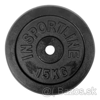 Liatinové kotúče INSPORTLINE CASTBLACK 2 x 15 kg/30 mm - 2