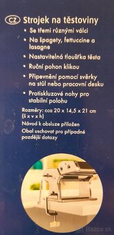 Strojček na výrobu cestovín - 2