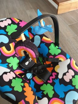 Kinderkraft hojdacie lehátko calmee happy shapes 0+ do 9kg - 2