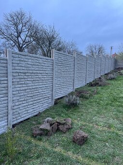 Betónové ploty-Betonkerítések - 2