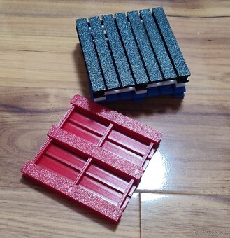 4ks 3d tlačené pdtácky v tvare palety - 2