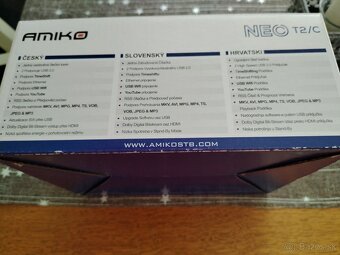 Prijímač Amiko NEO T2/C H.265/HEVC - 2