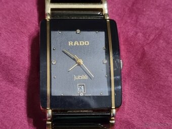 Náramkové hodinky,RADO jubilé,ceramics. - 2