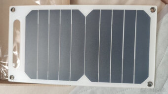 10W prenosny solarny panel/nabijacka s USB Portom - 2