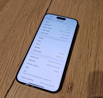 Apple iphone 15 pro max 256gb modrý titan - 2