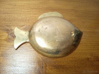 Mosadzná miska v tvare ryby - 2