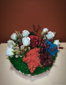 Machové dekorácie - 2