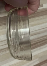sklenené kompotové misky - 2
