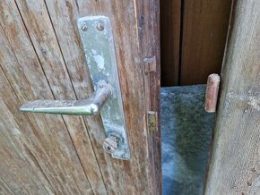 Garážové dvere vráta retro drevené - 2