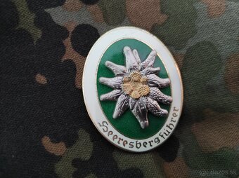 Nemecký odznak horské jednotky wehrmachtu - 2
