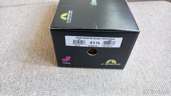 Predám lezečky La Sportiva Solution White/Yellow 41,5 - 2