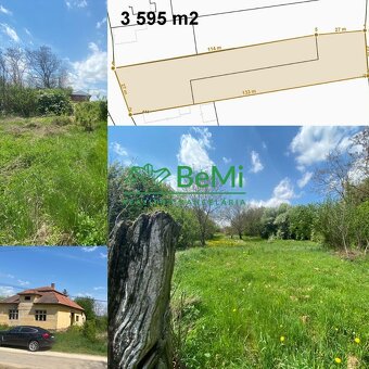 Pozemok v obci Sľažany 3 595 m2 intravilán ID 558-14-MIG - 2