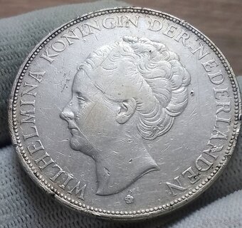 Strieborné mince Holandska. - 2