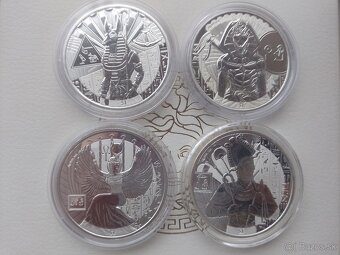 4oz strieborné mince - 2