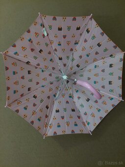 Detský vystreľovací dáždnik sovičky - 2