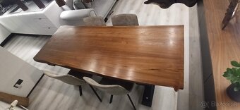 Masívny Jedálenský stôl - industrial - 2