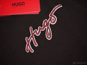 Hugo Boss pánska mikina čierna - 2