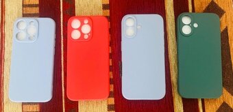 Obal na iPhone 16 pro červený - 2