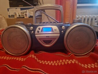 CD mp3 USB SD Bluetooth prenosné rádio Boombox sieť - - 2