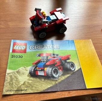 Lego Creator 31043, 31030, 60032 (Vrtuľník, Motokára, Arctic - 2